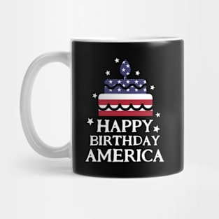 Happy Birthday America Mug